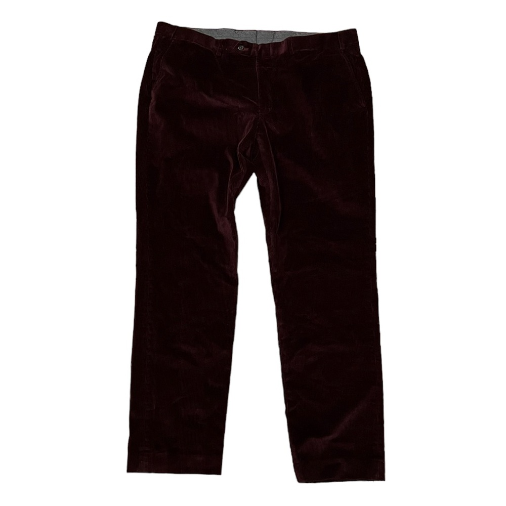 Todd Snyder Men's Corduroy Pants in Dark Burgundy